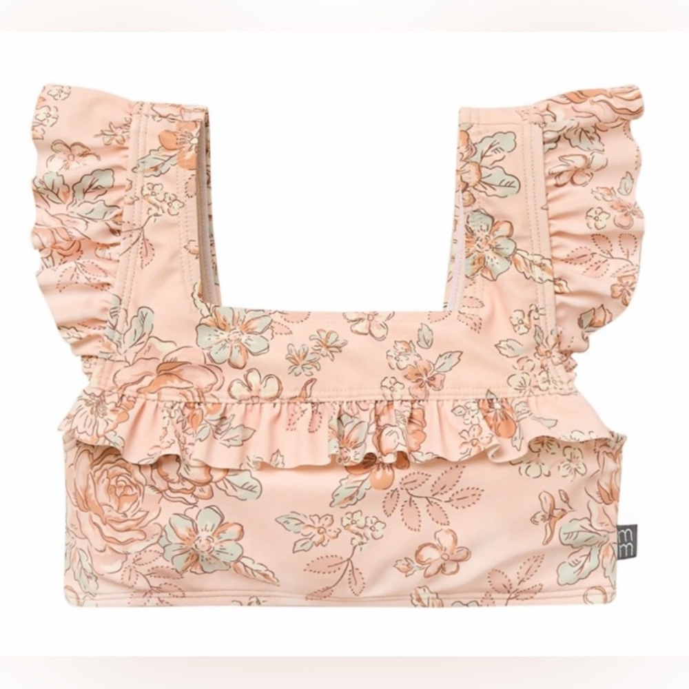 Toddler Girl Swimsuit with Ruffles 18 months